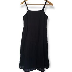 Cotton Black Dress